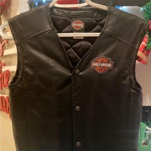 Youth Harley Davidson Leather Vest